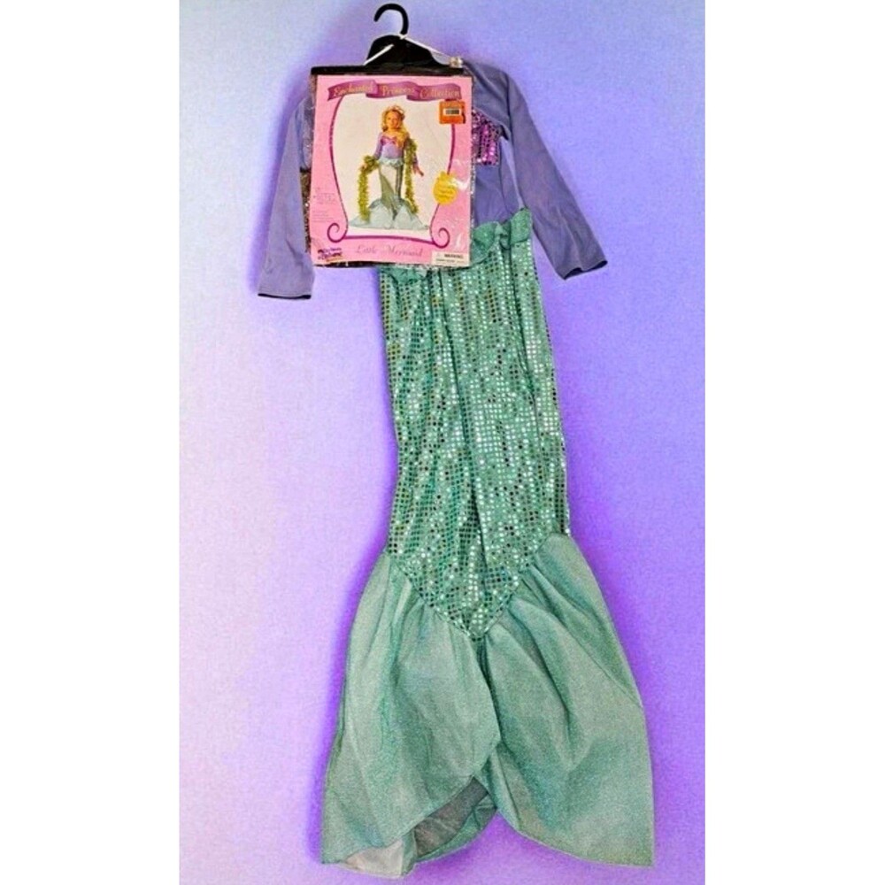 California Costume Collections Mermaid Princess Costume Purple/Green Size S 6-8